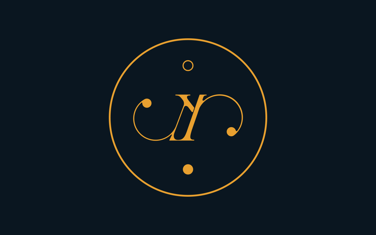 Monogramme Marie Payan, ligature M et P dans un cercle